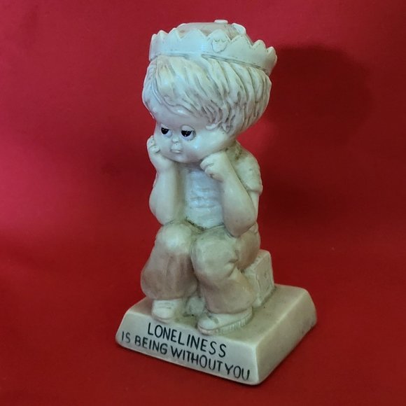 VTG R & W Berries Co Figurine Loneliness is Being Without You 1971 - Picture 11 of 12
